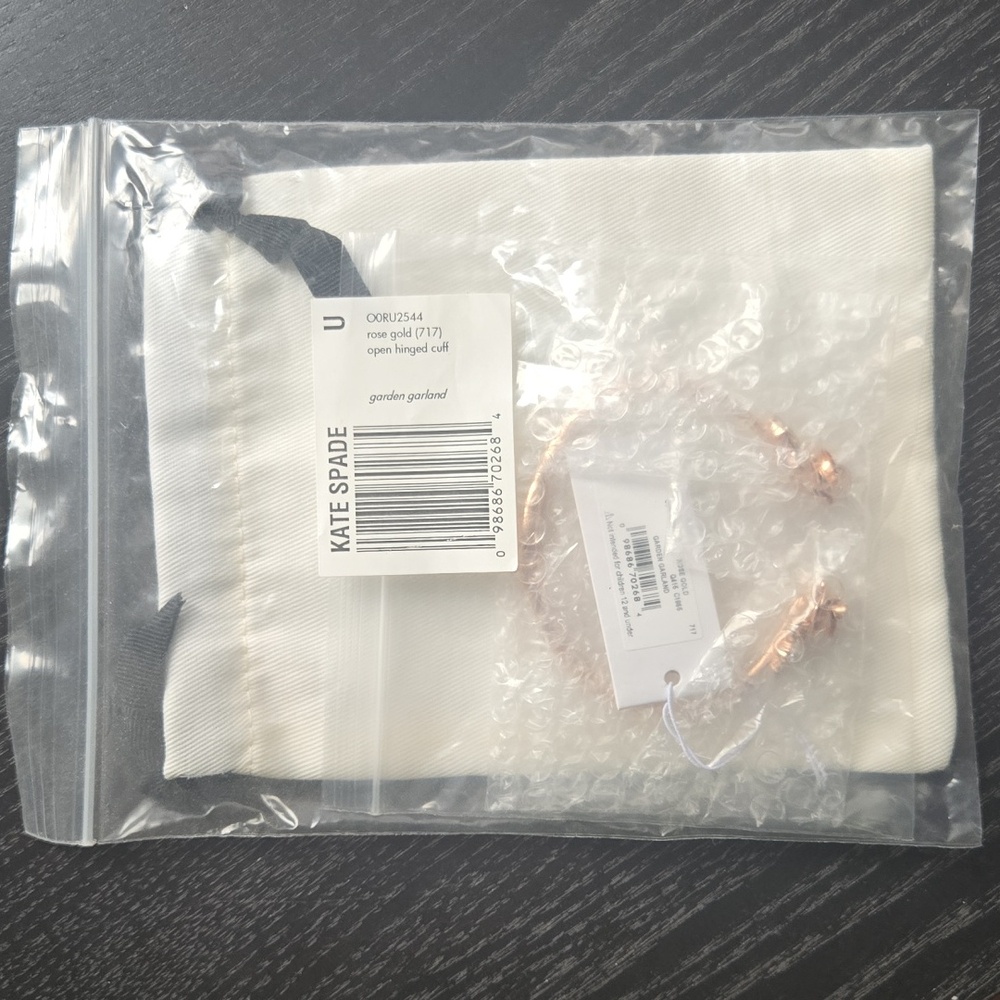 NWT Kate Spade Rose Gold Garden Garland Bracelet - Picture 6 of 8